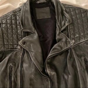 Allsaints Leather Jacket - Size Medium